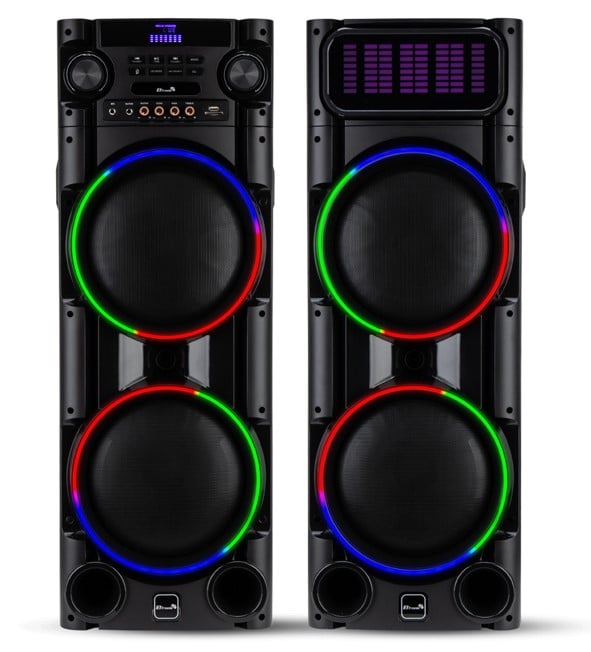 Колонка 08" (30-53 CRAZY BOX) динамик 4шт/8" комплект 2 колонки ElTRONIC с TWS