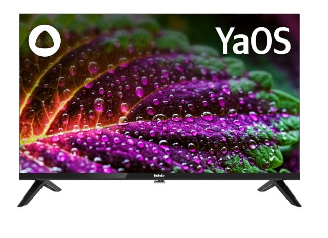Телевизор LED 24" HD BBK 24LEX-7218/TS2C черный YaOs Алиса