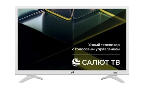 Телевизор LCD 24" HD WHITE SALUT SMART 24H691T LEFF