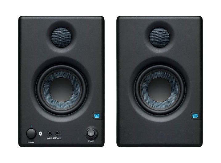 Акустическая система [2777506121] Presonus [Eris E3.5] пара (активный+пассивный), 25 Вт, 80-22000 Гц, 3,5"+1" входы: 2x1/4"линейный, 2xRCA линейный, 3,5 мм AUX, выходы: 3,5 мм наушники