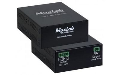 Преобразователь MuxLab 500755-70V, аналогового сигнала в 70В