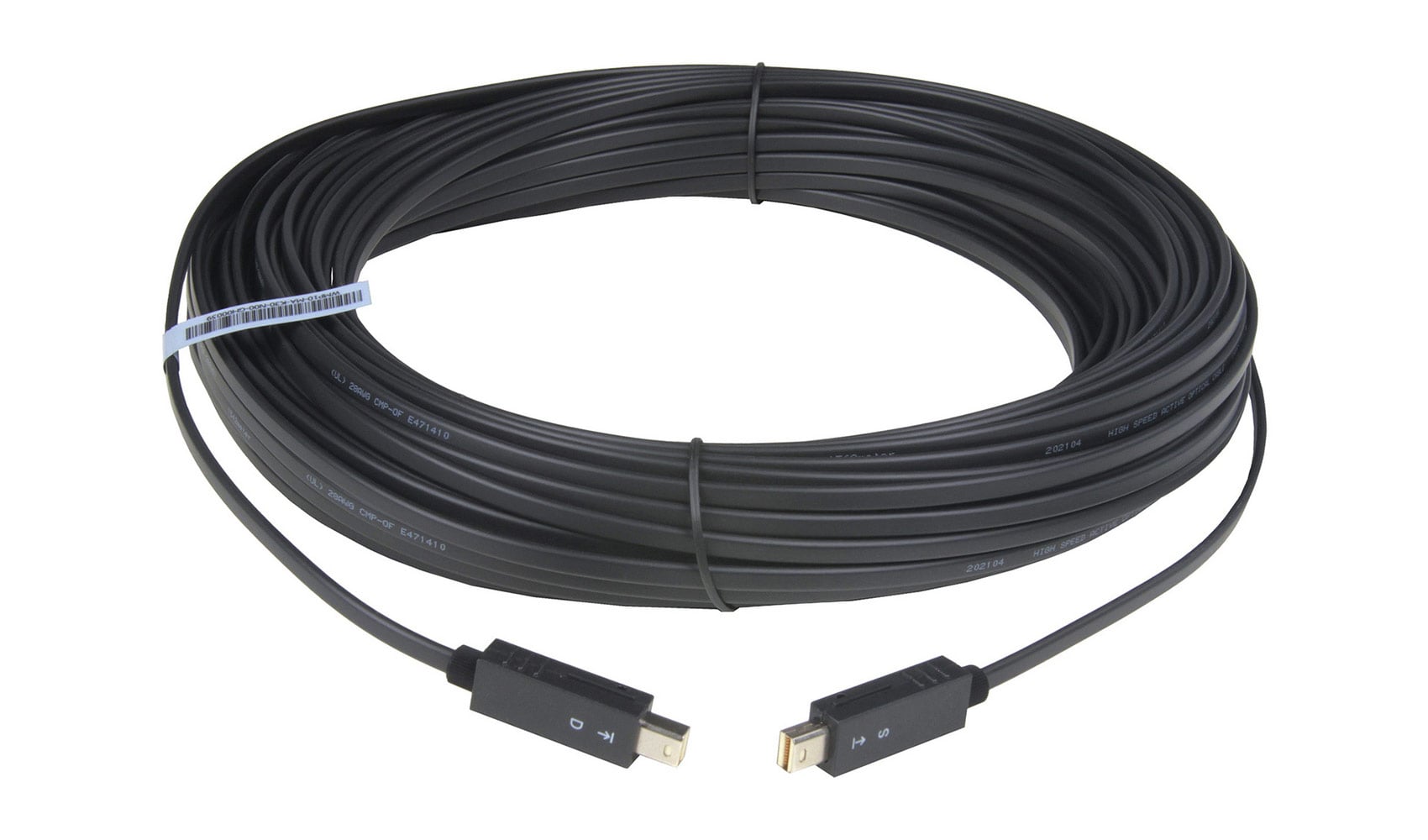 [WMP10-MA-K30] Активный оптоволоконный кабель AOC mDP 1.2 (M-M) Wize [WMP10-MA-K30] длина 30 м,  поддержка 4K/60p 4:4:4