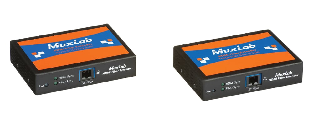 Комплект удлинителей MuxLab 500460, HDMI/RS232, 4K/30, 300м