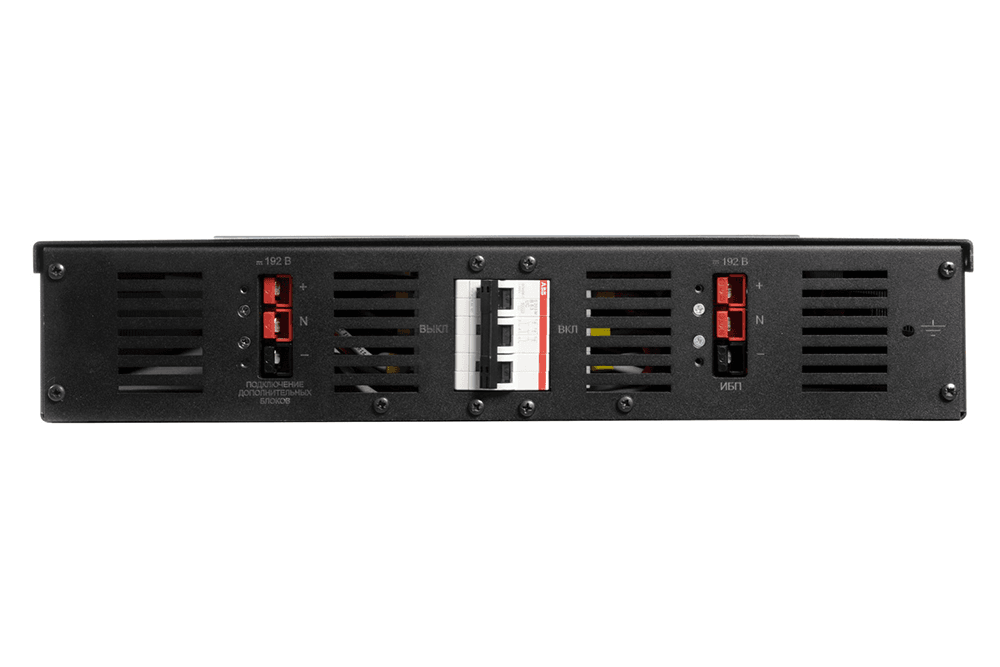 SKAT BC 192/9 RACK блок батарейный в корпусе 19" 2U, 192В, емкость 9Ач, 16 АКБх9Ач