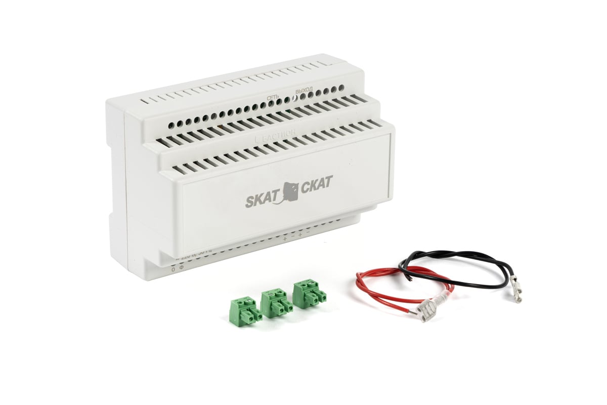 SKAT-12-4.0-DIN (SKAT ИБП-12/4-DIN) источник питания 12В 4А АКБ внешн. 1х17-26Ач