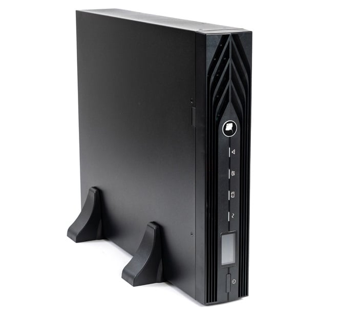 Источник бесперебойного питания SKAT-UPS 1000 RACK + 2x9Ah UPS 900 W, On-Line, sine, built-in rechargeable batteries 2 pcs x 9Ah