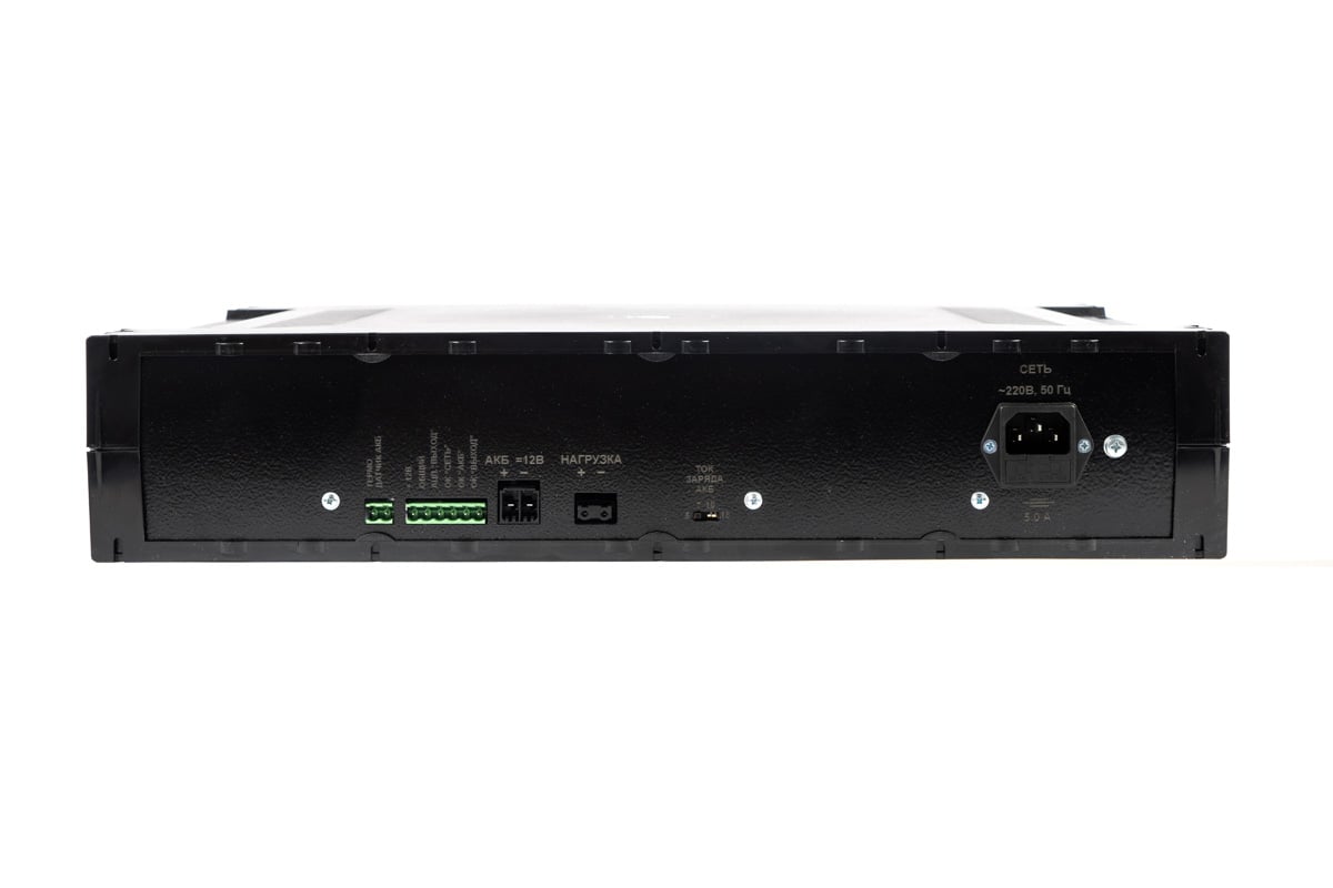 SKAT-V.12DC-18 RACK (SKAT-V ИБП-12/18-RACK) источник питания 12В,18А, высота 2U 5 информ. в