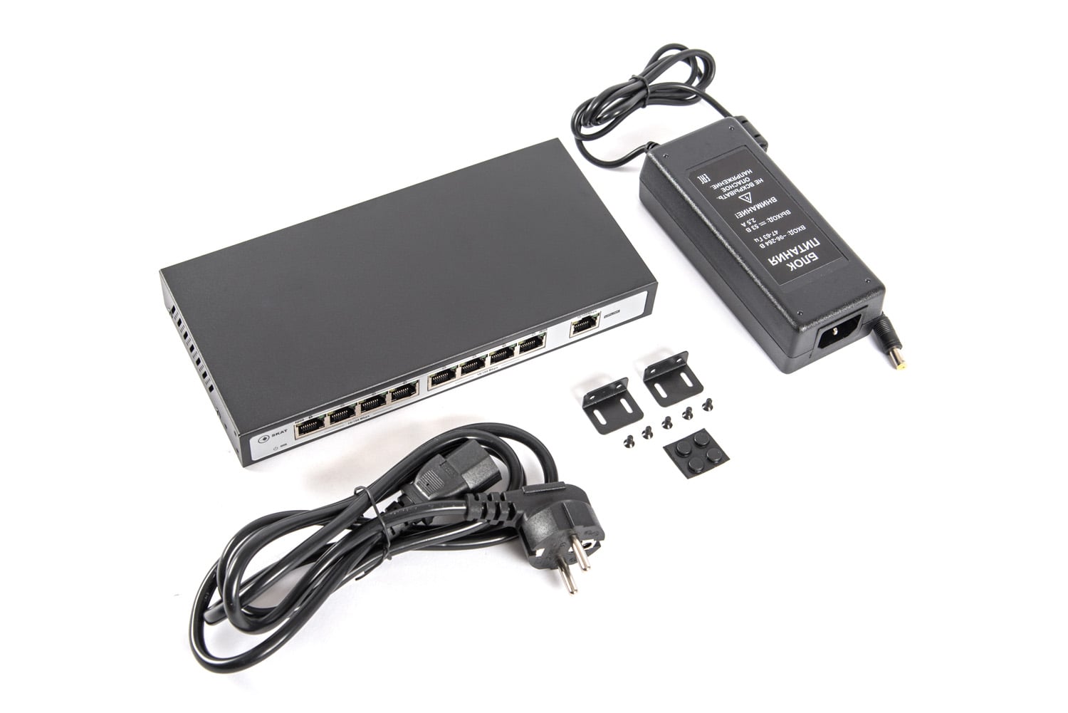 SKAT PoE-8E-1E коммутатор PoE Plus, мощность 120Вт, порты: 8-Ethernet, 1-Uplink