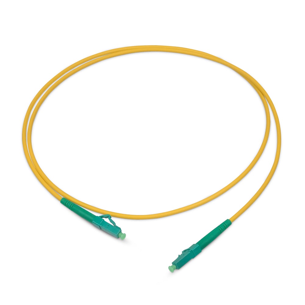 Оптический патч-корд simplex LC-LC 9/125 SM Cabeus FOP(s)-9-LC/APC-LC/APC-7m 7 метров желтый LSZH