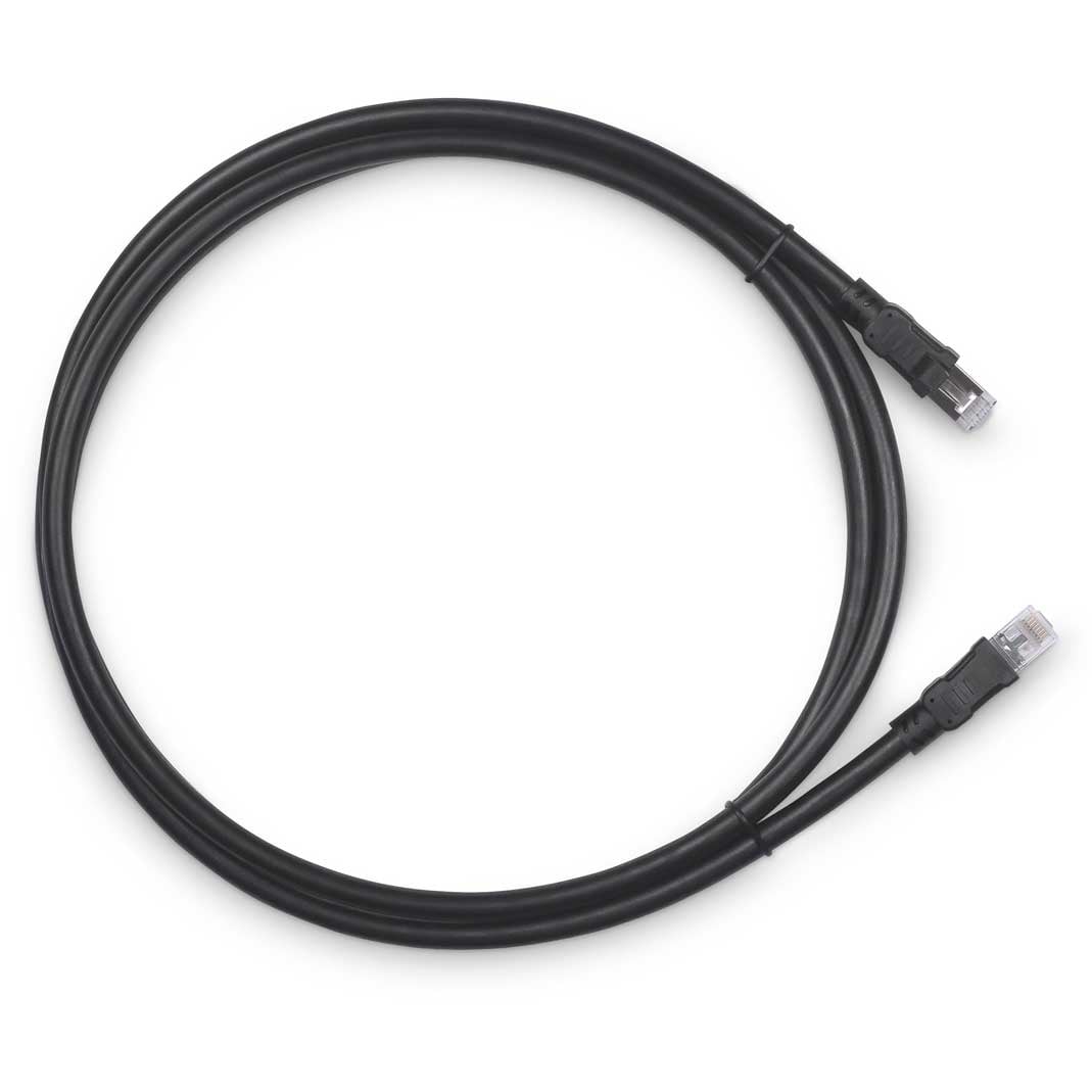 Cabeus PC-ARM-FTP-RJ45-Cat.6a-1.5m-PE Патч-корд F/UTP, категория 6a, 2xRJ45/8p8c, экранированный, армированный гофрированной стальной лентой, черный, РЕ, внешний, 1.5м