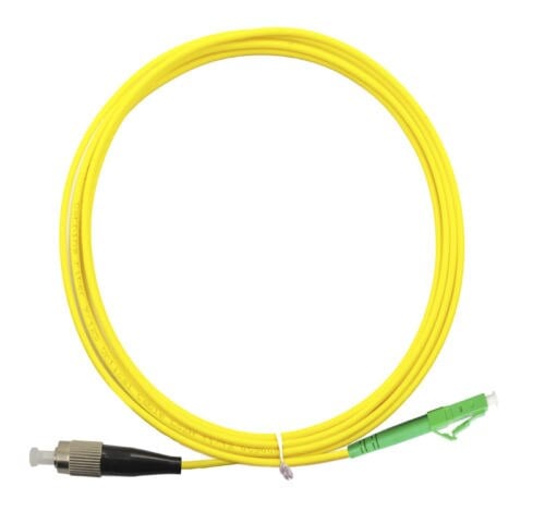 Оптический патч-корд simplex FC-LC 9/125 SM Cabeus FOP(s)-9-LC/APC-FC/UPC-1,5m 1.5 метра желтый LSZH
