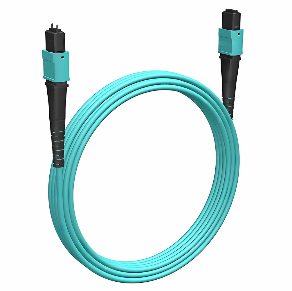 Cabeus FOP-50-OM3-8-MPO(F)-8-MPO(M)-B-3m Кабельная сборка MPO(F) -MPO(M)-8 волокон 50/125 OM3, 3 m, полярность В