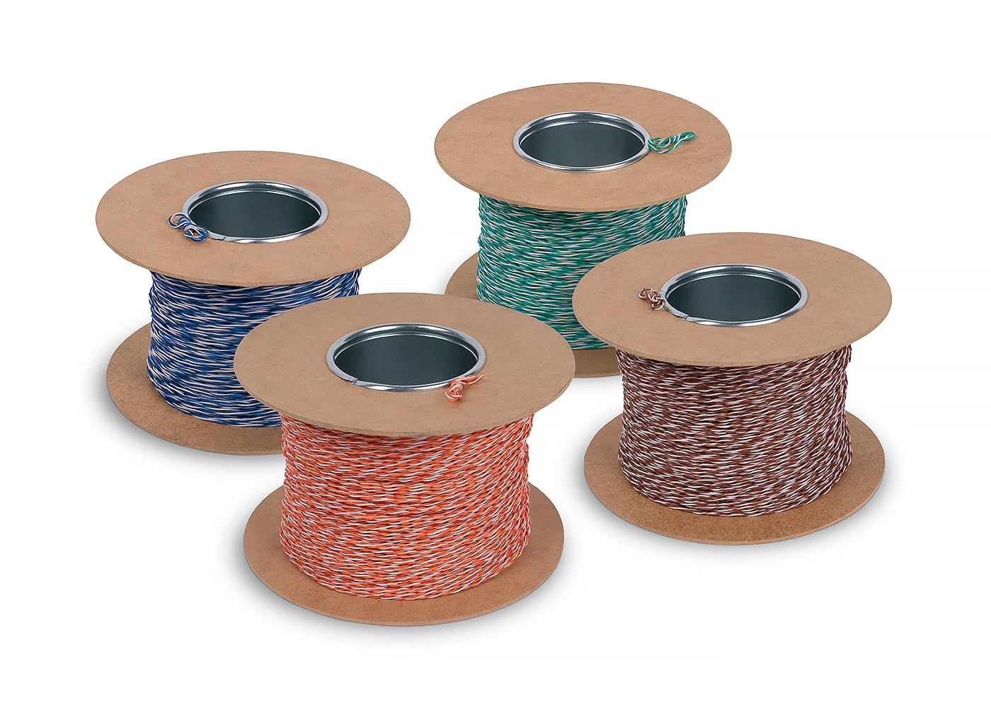 Cabeus UTP-1P-Cat.5e-SOLID-CROSS-305-OR (Jumper Wire) Кроссировочная витая пара, неэкранированная U/UTP, категория 5e, 1 пара (24 AWG), одножильный (solid), без общей внешней оболочки, оранжевая, 305м
