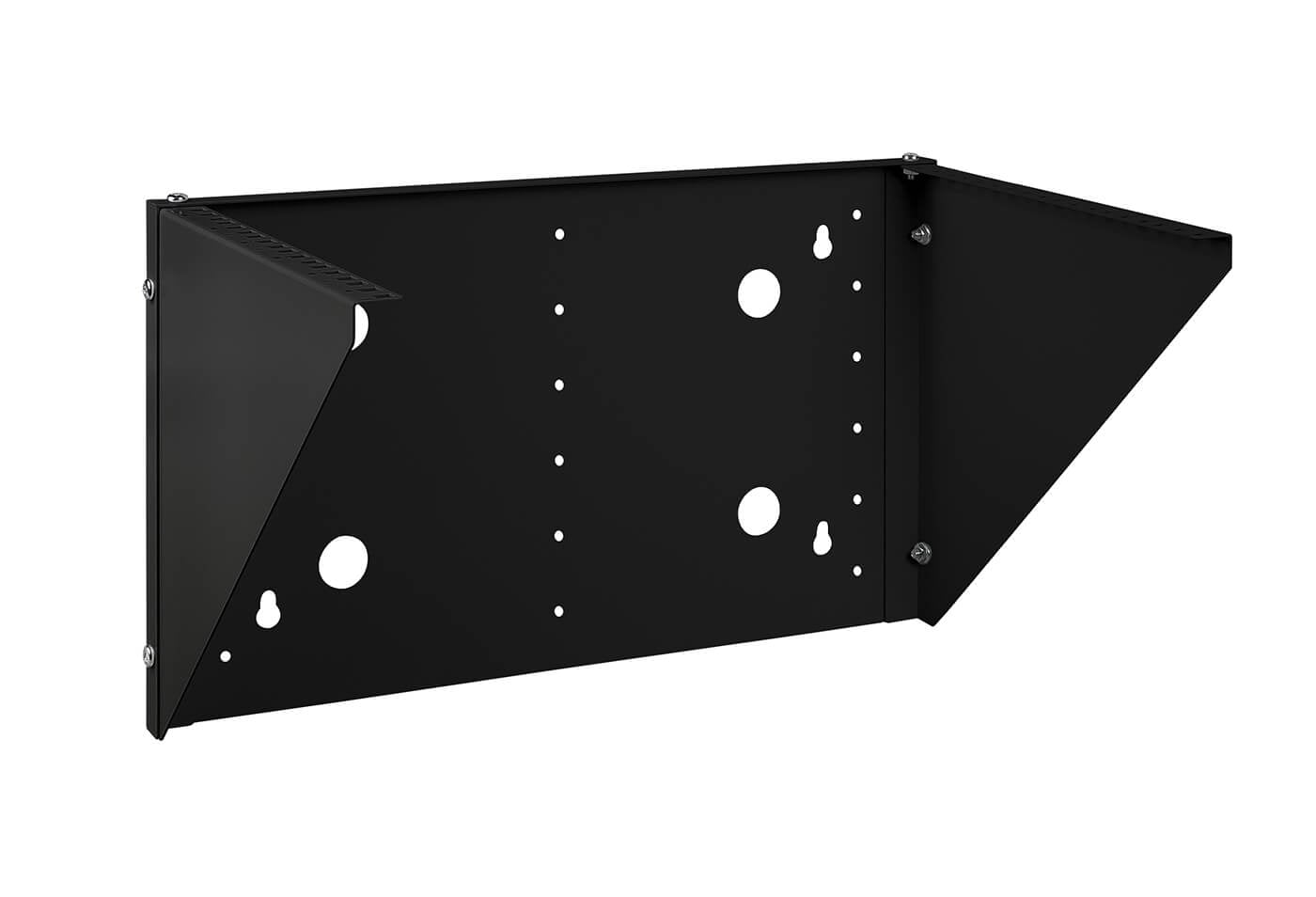 Cabeus NC-6U-V-BK Кронштейн настенный вертикальный 19" 6U, цвет черный
