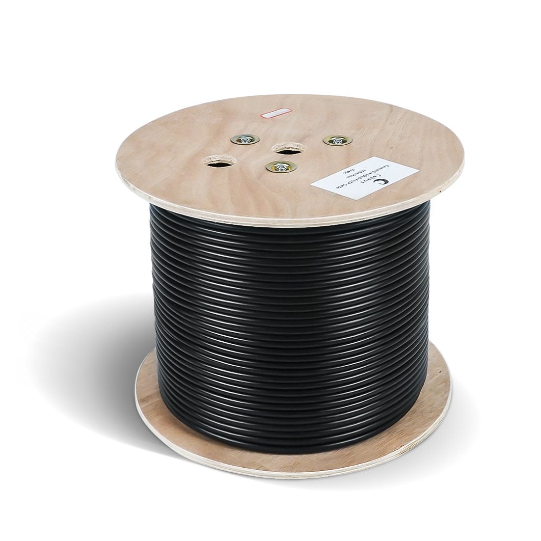 Cabeus RS-485 2x2x24AWG/7 Кабель для интерфейса RS-485/RS-422, 2x(2x24 AWG), многожильный (patch), экран - фольга + оплетка 90%, - 40 C - +75 C, PVC, similar - Belden 9842 (305м), Teldor 9392L02129D#30T