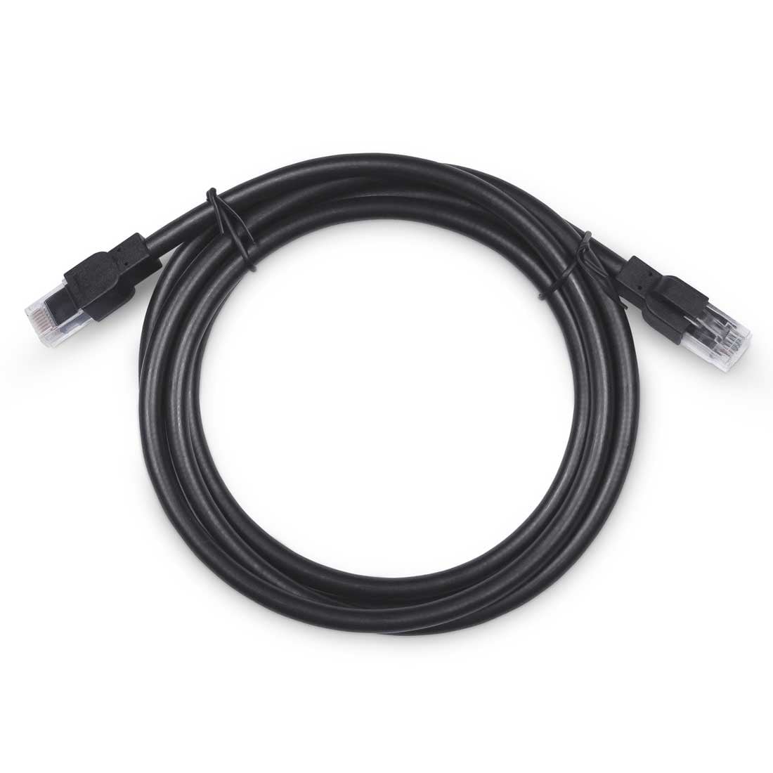 Cabeus PC-ARM-UTP-RJ45-Cat.6a-0.5m-PE Патч-корд U/UTP, категория 6a, 2xRJ45/8p8c, неэкранированный, армированный гофрированной стальной лентой, черный, РЕ, внешний, 0.5м