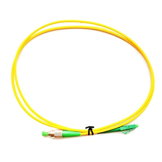 Оптический патч-корд simplex FC-LC 9/125 SM Cabeus FOP(s)-9-FC/APC-LC/APC-1,5m 1.5 метра желтый LSZH