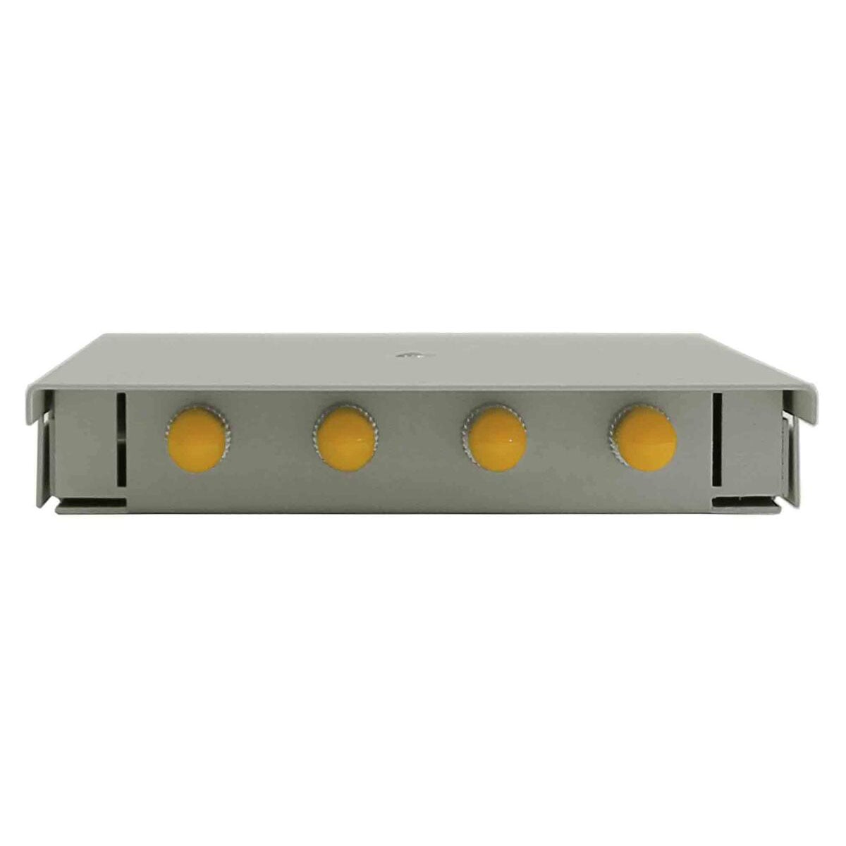 Cabeus FO-WL-4-FC/ST-T Кросс оптический настенный, до 4 портов FC(ST), ложемент - 1шт., серый