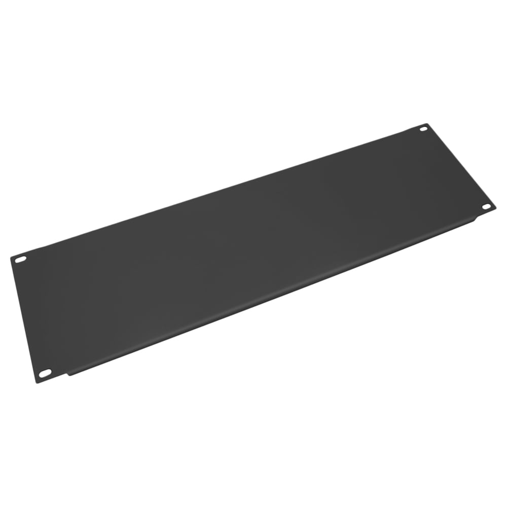 Фальш-панель Cabeus, неперфорированная, 19", 3U, 133х427х10 мм (ВхШхГ), цвет: чёрный