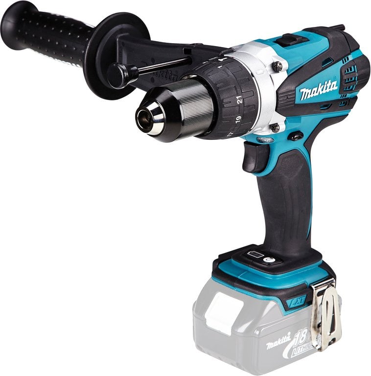 Дрель-шуруповерт Makita DHP458Z аккум. патрон:быстрозажимной (кейс  в  комплекте)