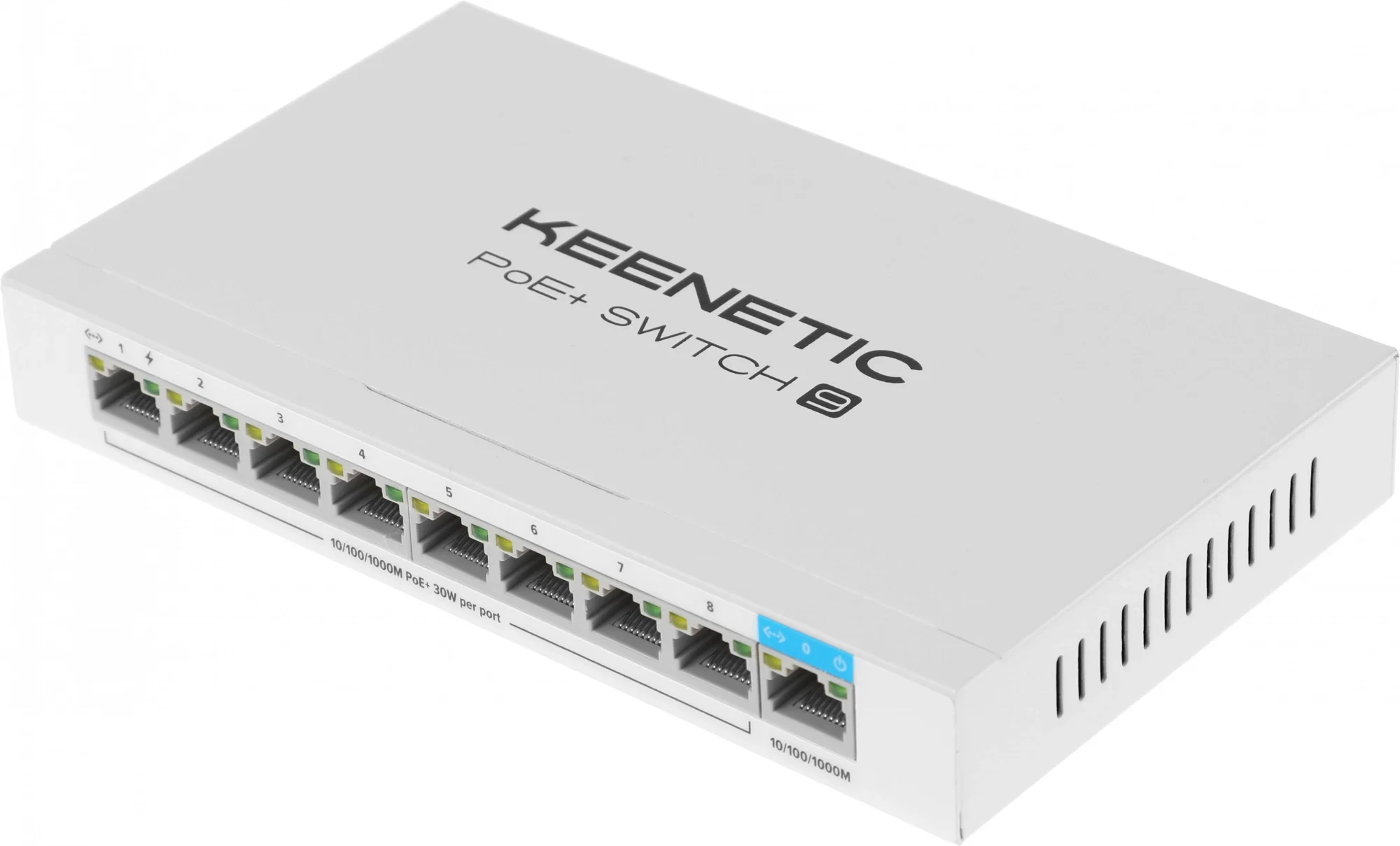 Коммутатор Keenetic KN-4710, 8×1GbE PoE+, 120 Вт