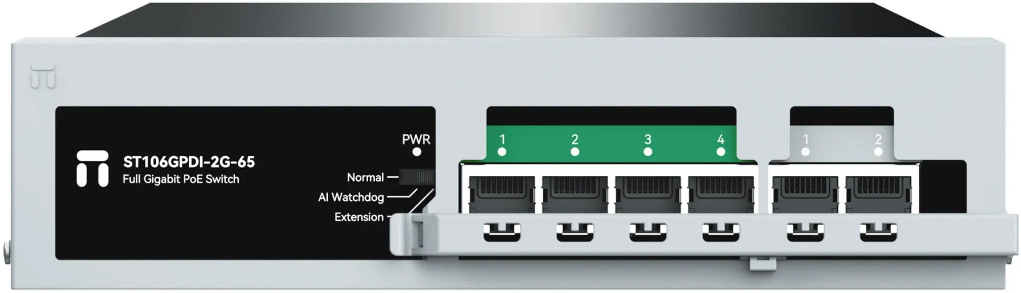 Коммутатор Netis ST106GPDI-2G-65 (L2) 6x1Гбит/с 4PoE+ 55W неуправляемый
