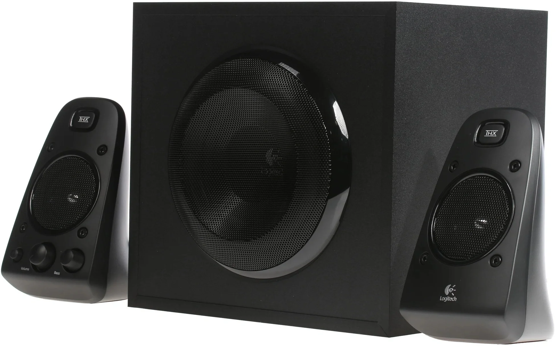 Акустическая система Logitech - Z623, 2.1, sub, 200W, 35 Гц – 20 кГц, 2xRCA, 2 speakers, цвет Чёрный, 980-000403