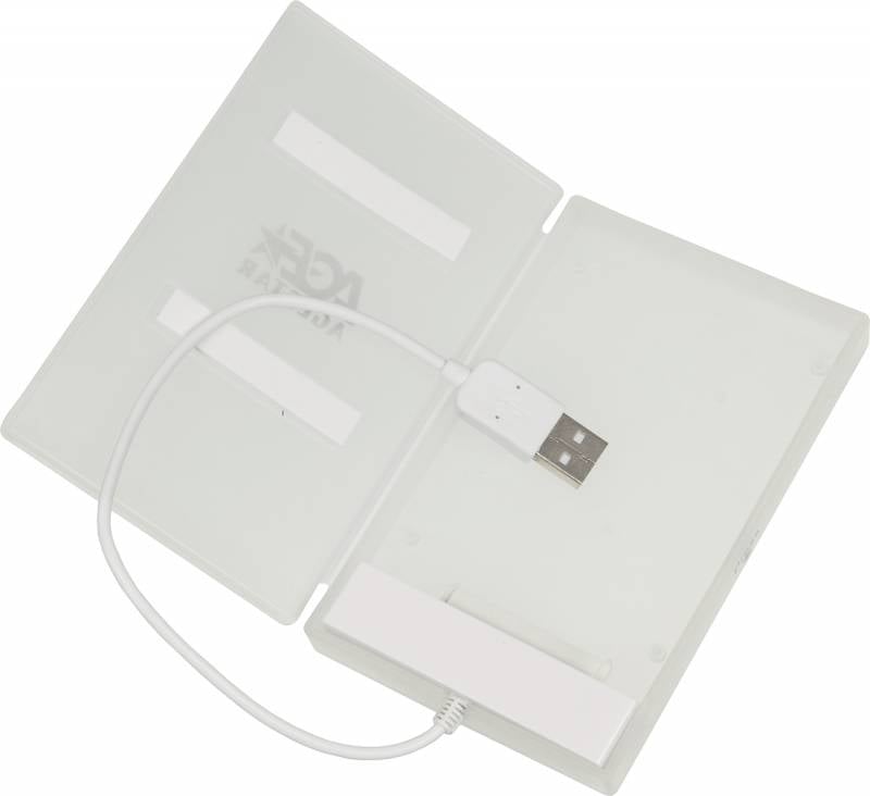 Внешний корпус для HDD/SSD AgeStar SUBCP1 SATA USB2.0 пластик черный 2.5"