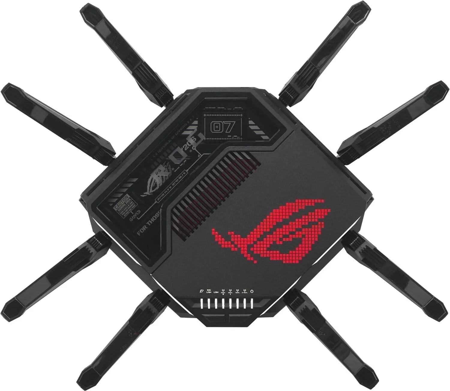 ASUS GT-BE98 Беспроводной четырехдиапазонный маршрутизатор BE25000 (1*2,4/2*5/1*6), USB 3.0/USB 2.0, MU-MIMO, Wi-Fi 7 (be)