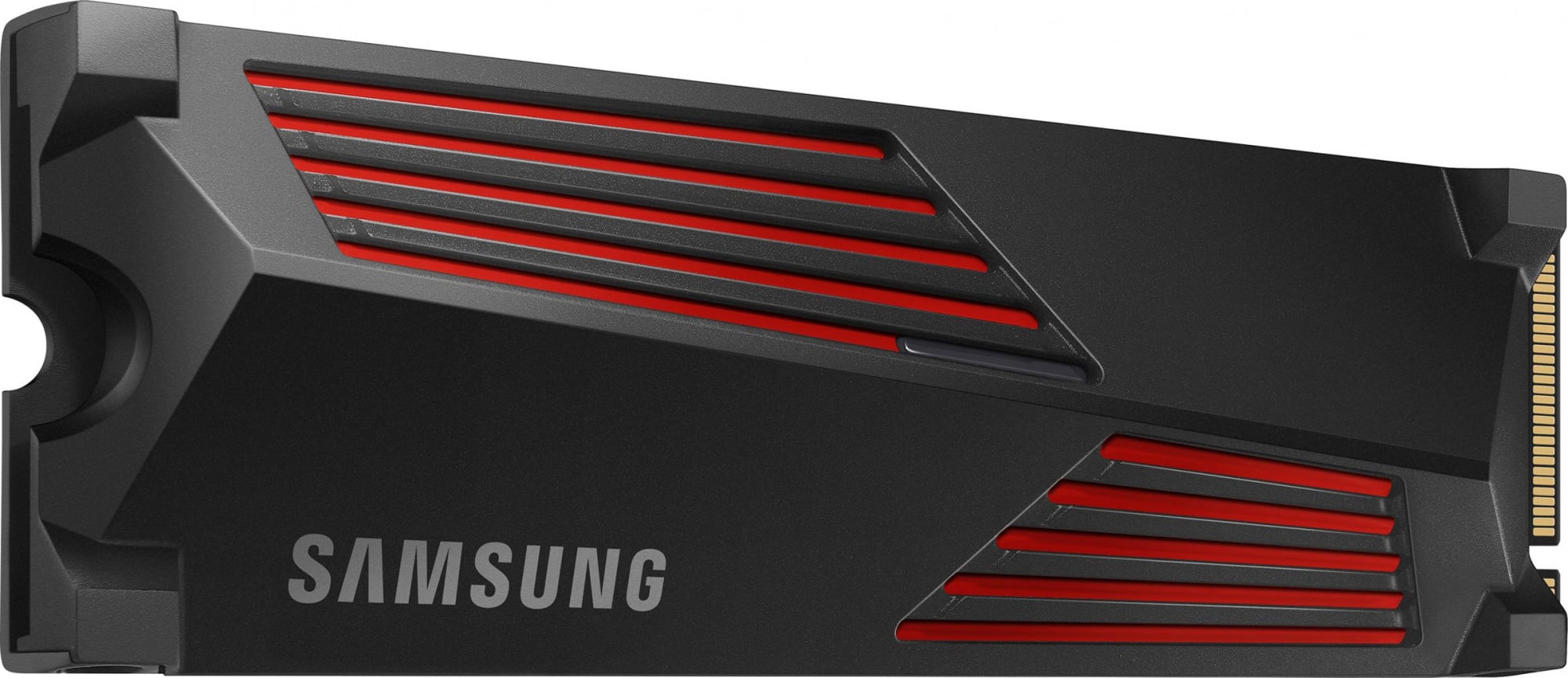 Диск SSD Samsung - 990 PRO with Heatsink, для ноутбука, M.2 2280, 1 ТБ, PCIe 4.0 NVMe x4, speed write-6900МБ/с read-7450МБ/с, TLC, Samsung in-house Controller, MZ-V9P1T0CW