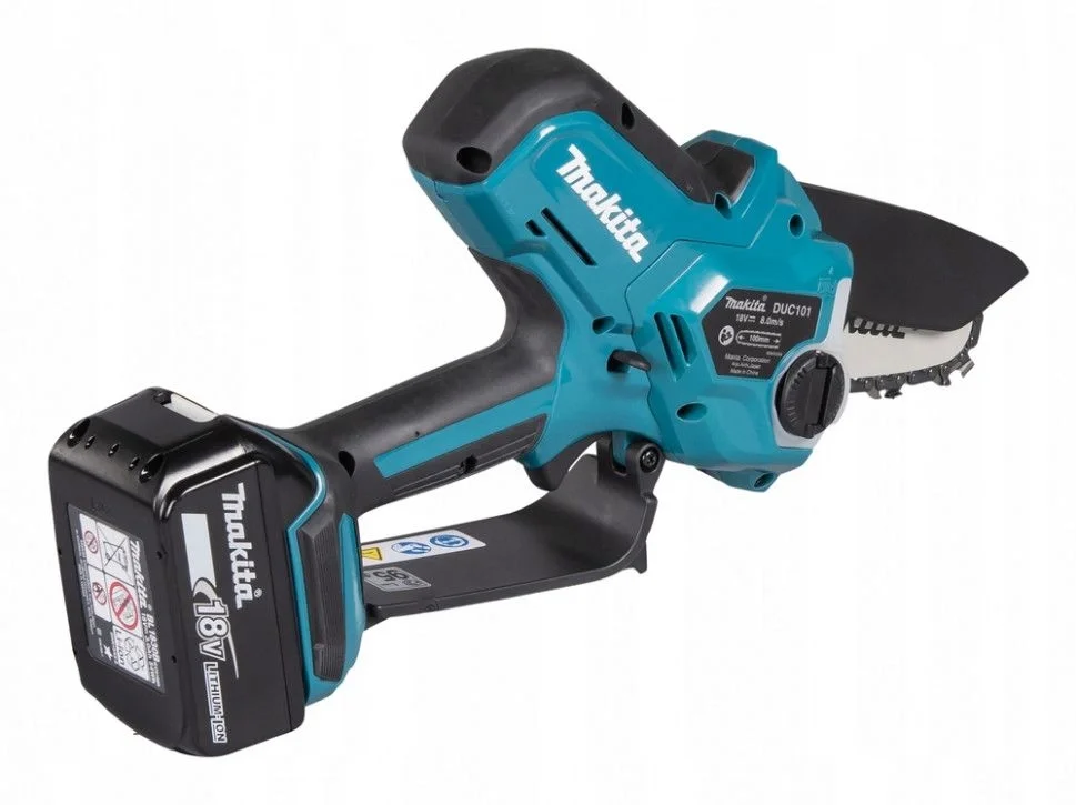 Электрическая цепная пила Makita DUC101SF 320Вт дл.шины:4"(10cm) 1аккум.  3Ач  ЗУ