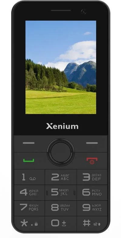 Мобильный телефон Xenium 900 X черный моноблок 3G 4G 1Sim 2.4" 240x320 Spreadtrum ThreadX RTOS 0.3Mpix GPS GSM900/1800 GSM1900 MP3 FM A-GPS microSD max32Gb