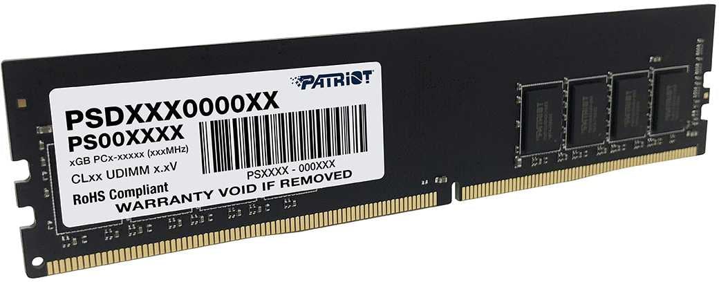 Оперативная память DDR4 16Gb 3200MHz Patriot PSD416G32002 Signature RTL Gaming PC4-25600 CL22 DIMM 288-pin 1.2В dual rank Ret [PSD416G32002]