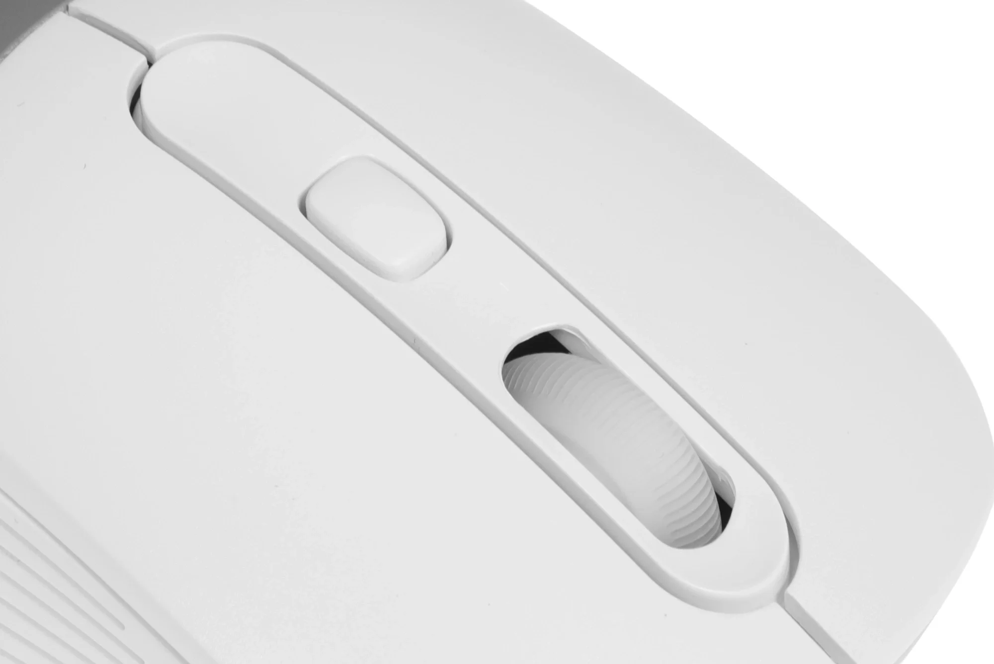 Мышь Оклик 310M белый/серый оптическая 2400dpi USB для ноутбука 4but (1869103)