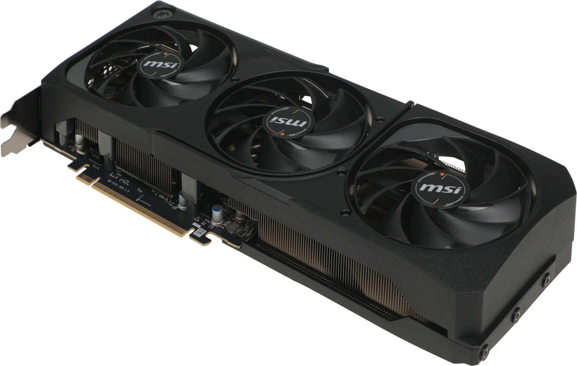 Видеокарта MSI NVIDIA - GeForce RTX 5070 Ti SHADOW 3X OC, PCI-E 5.0, GDDR7 16GB 256bit, 1x HDMI, 3x DP, max 7680 x 4320 (8K), 300Вт, 303мм, RTX 5070 TI 16G SHADOW 3X OC