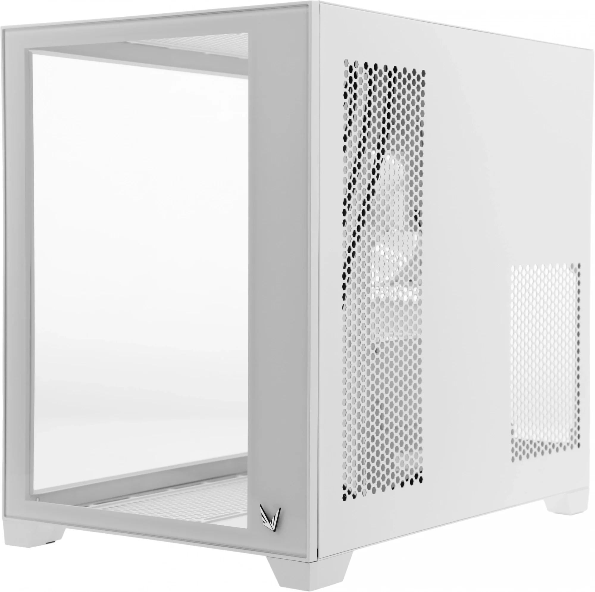 Корпус Formula Crystal Z5 TG белый без БП mATX 11x120mm 2xUSB2.0 1xUSB3.0 audio bott PSU
