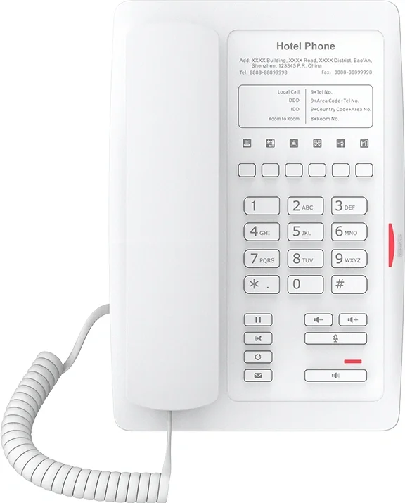 SIP-телефон Fanvil H3, 2 SIP-акк., PoE, 1×100Mbps, 6 клавиш