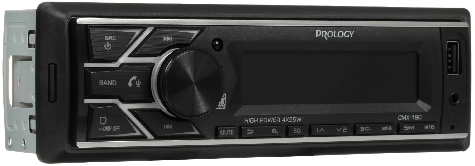 Автомагнитола Prology PRCMX190, 1 DIN, 4×55 Вт, Bluetooth, AUX
