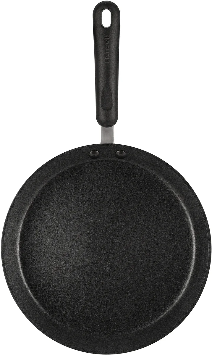 Сковорода блинная Rondell Pancake frypan RDA-274 круглая 22см покрытие: TriTitan ручка несъемная  (без крышки) черный