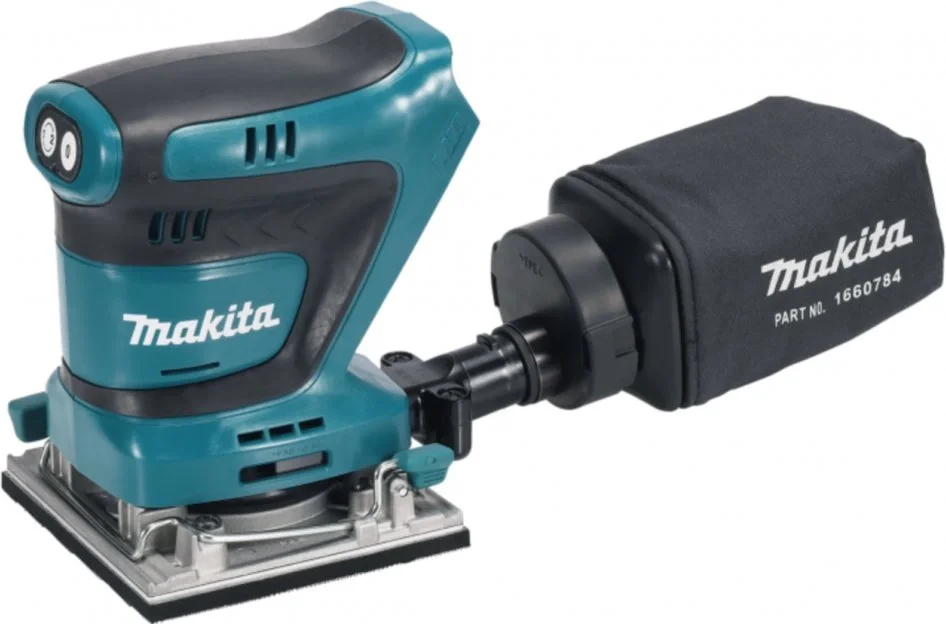 Шлифовальная вибрационная аккумуляторная машина Makita LXT BL 18 В DBO484Z