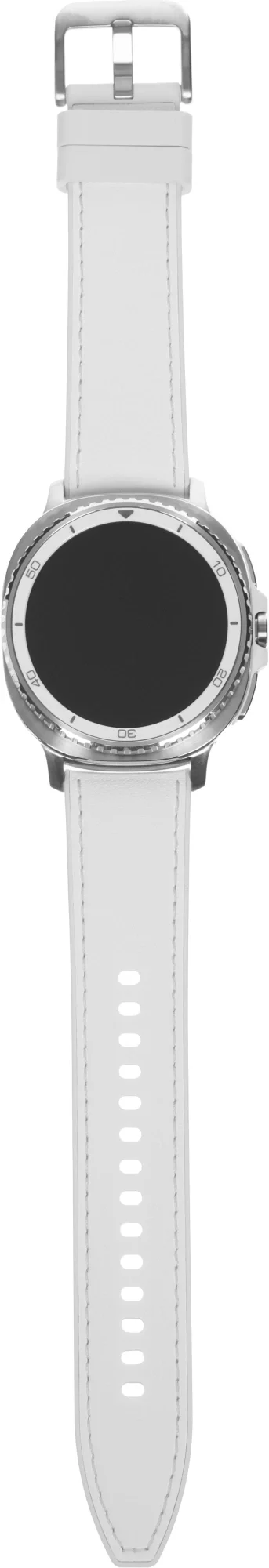 Смарт-часы Samsung Galaxy Watch 8 Classic LTE Watch 8 Classic 46мм 1.34" Super AMOLED корп.серебристый рем.белый (SM-L505FZWACAU)