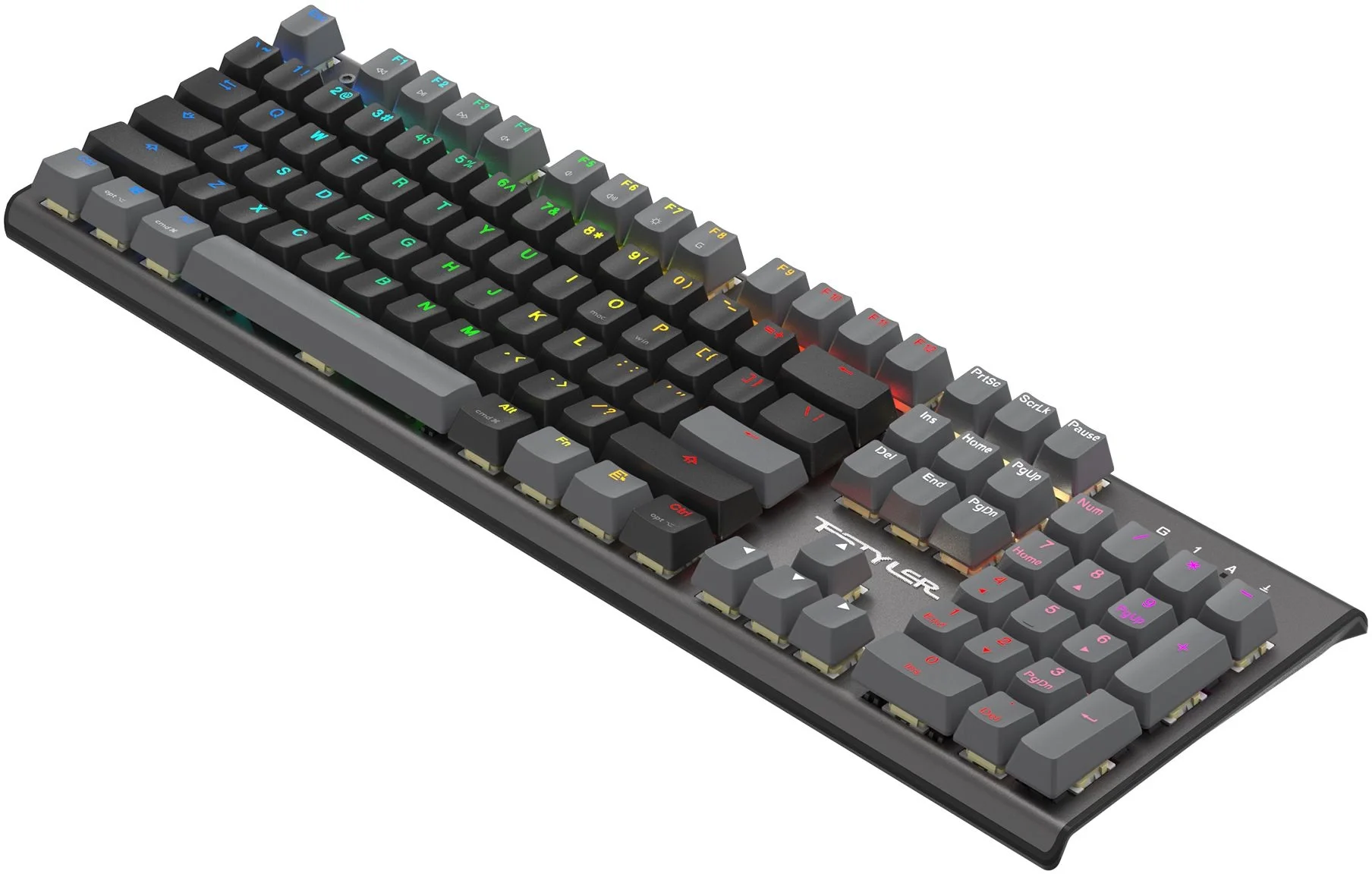Клавиатура A4Tech FS100 механическая синий USB for gamer LED кабель 1.8м