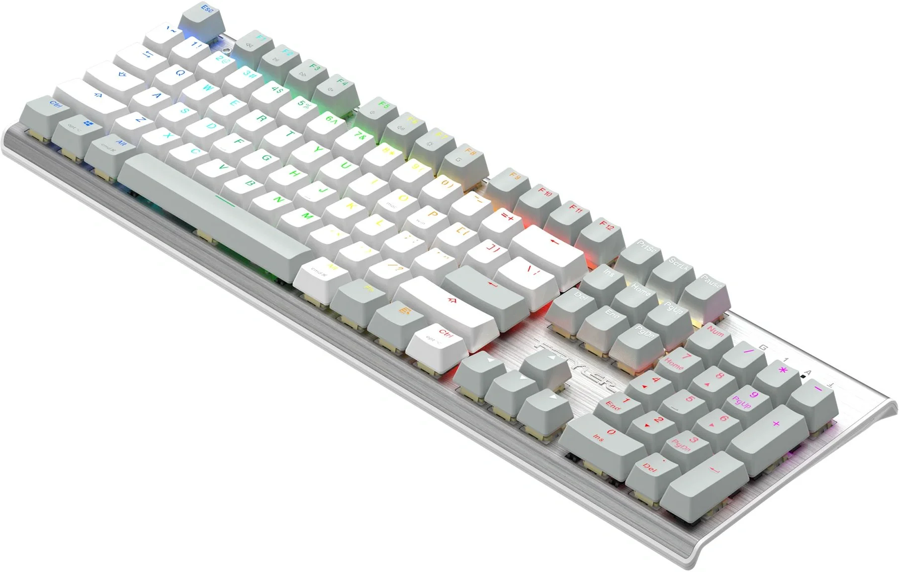 Клавиатура A4Tech FS100 механическая синий USB for gamer LED кабель 1.8м
