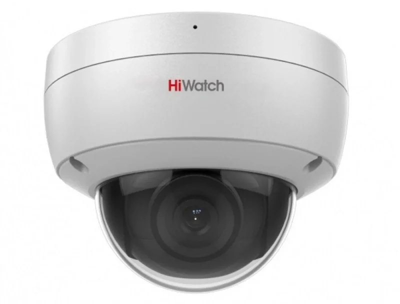 Уличная купольная 2Мп IP-камера HiWatch DS-I252L(B) (4мм) - с LED-подсветкой до 30м и технологией ColorVu