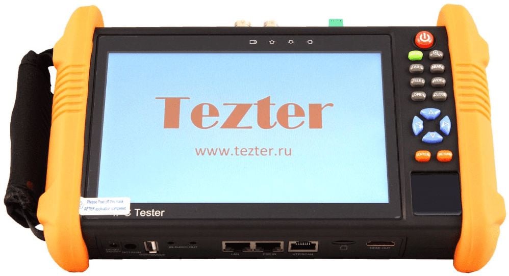 Тестер/ Tezter TIP-H-M-7 Универсальный монитор-тестер AHD/CVI/TVI/CVBS и IP-видеосистем.