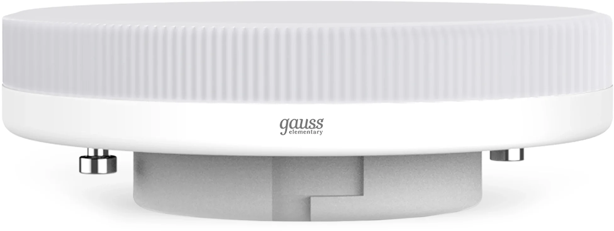 Лампа светодиодная Gauss Elementary 13Вт цок.:GX53 таблетка 220B св.свеч.бел.теп. Tablet (упак.:10шт) (83813)