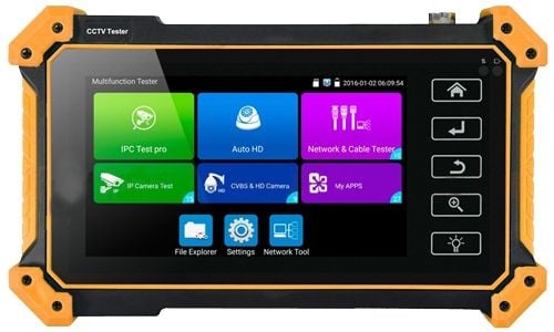 Тестер/ Tezter TIP-H-5 Универсальный 5" монитор-тестер AHD/CVI/TVI/CVBS и IP-видеосистем.
