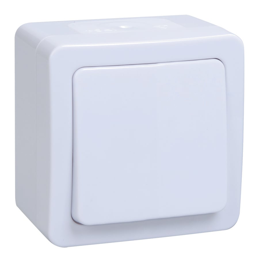 Выключатель IEK EVMP10-K01-10-54-EC, 1-клавишный, IP54, белый