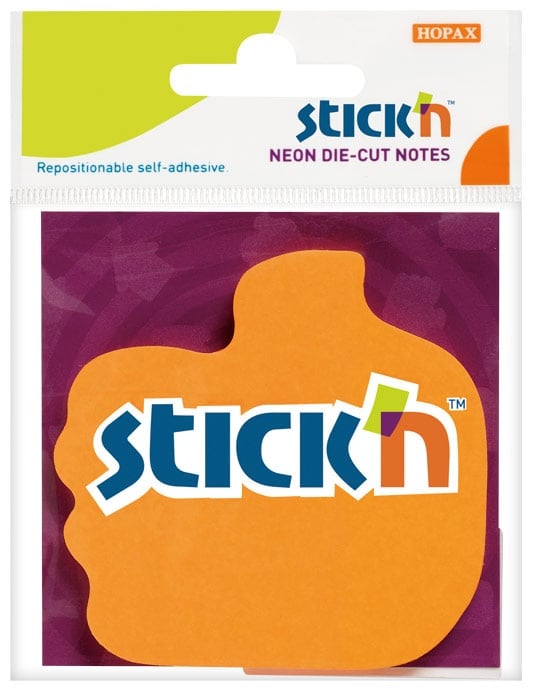 Блок самоклеящийся Stick'n 21178, 70×70мм, 50 лист., неон оранжевый