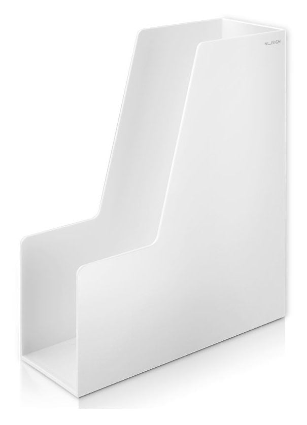 Лоток вертикальный Deli ENS022WHITE Nusign для бумаг  A4 белый пластик